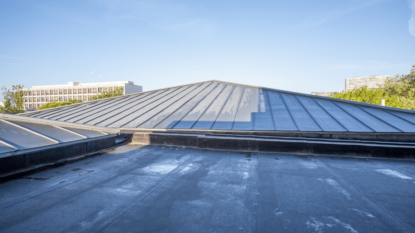 Roof Recoating - flat commercial roof header image