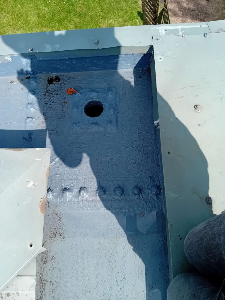 Gutter Coating System on School in Coalville